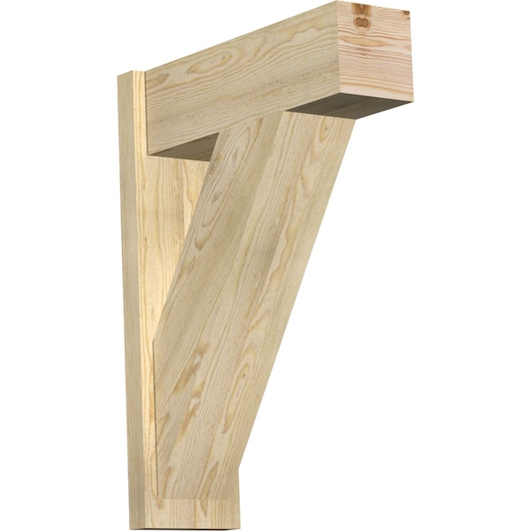 Ekena Millwork Traditional Block Rough Sawn Outlooker, Douglas Fir, 8"W x 24"D x 32"H OUT08X24X32TRA05RDF - main